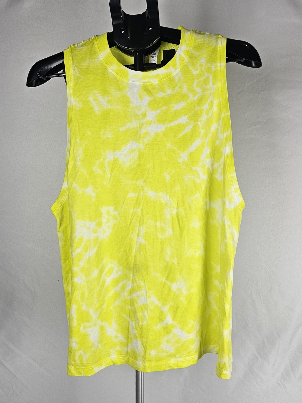 lululemon athletica Neon Yellow & White Tie-Dye Tank Top